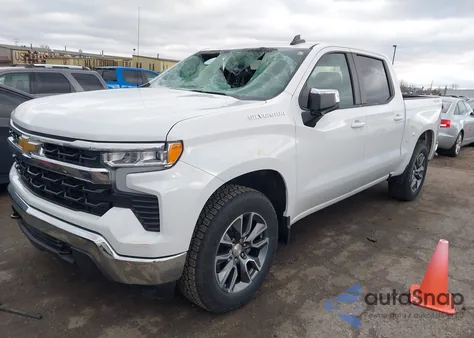 2024 Chevrolet Silverado 1500 4Wd Short Bed Lt With 2Fl из США, поврежденный, VIN 1GCPDKEK9RZ172223
